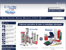 Tablet Screenshot of cleartec-france.com